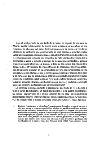 Jorge Castellanos & Isabel Castellanos, Cultura Afrocubana, tomo 4, Nota preliminar. Introducción